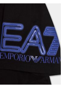EA7 Emporio Armani Szorty materiałowe 3DBS57 BJ05Z 1200 Czarny Regular Fit. Kolor: czarny. Materiał: bawełna