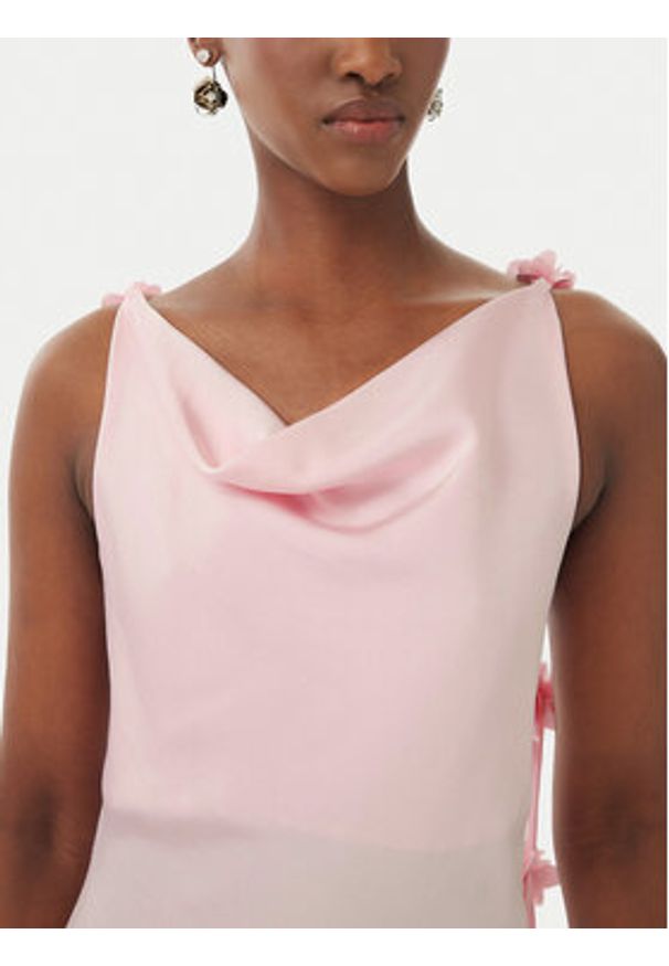 Vero Moda Sukienka koktajlowa Analei 10354594 Różowy jasny Regular Fit. Kolor: różowy. Materiał: syntetyk. Styl: wizytowy