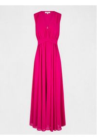 Morgan Sukienka wieczorowa 231-ROOL Różowy Regular Fit. Kolor: różowy. Materiał: syntetyk. Styl: wizytowy #5