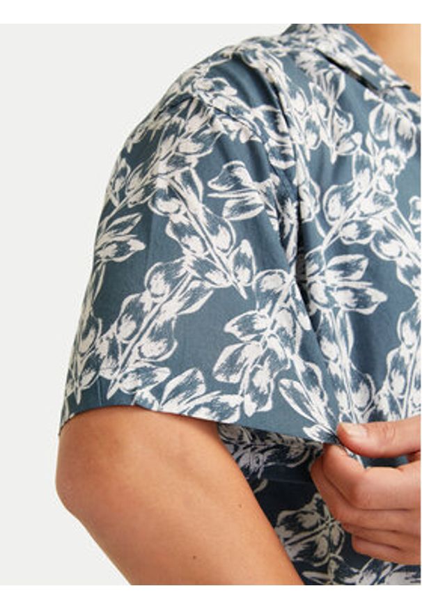Jack & Jones - Jack&Jones Koszula Joshua 12271089 Niebieski Wide Fit. Kolor: niebieski. Materiał: bawełna