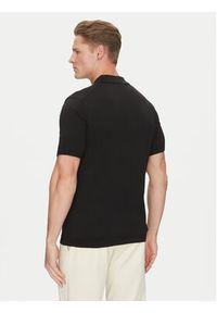 Calvin Klein Polo K10K114476 Czarny Regular Fit. Typ kołnierza: polo. Kolor: czarny. Materiał: bawełna #4