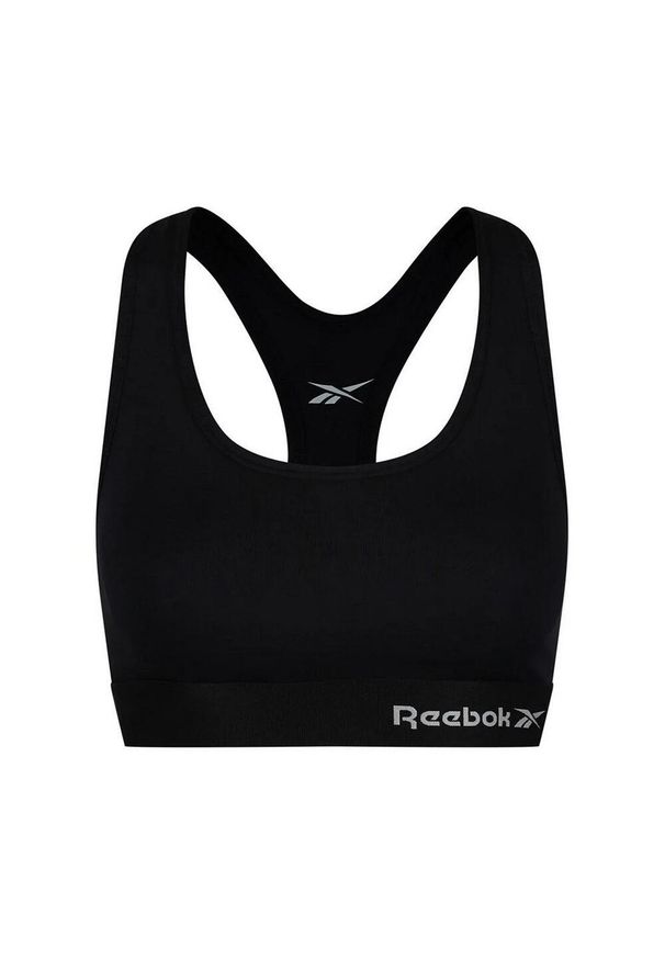 Reebok - Sportowy Top Damski Steffi. Kolor: czarny. Styl: sportowy