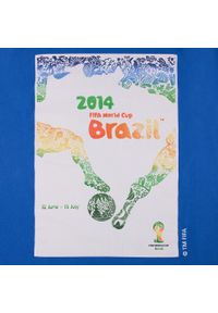 COPA FOOTBALL - Koszulka dla dorosłych - Plakat Mistrzostw Świata Brazylia 2014 - Niebieska. Kolor: niebieski. Sport: piłka nożna