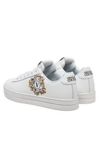 Versace Jeans Couture Sneakersy 78VA3SK3 Biały. Kolor: biały. Materiał: skóra #4