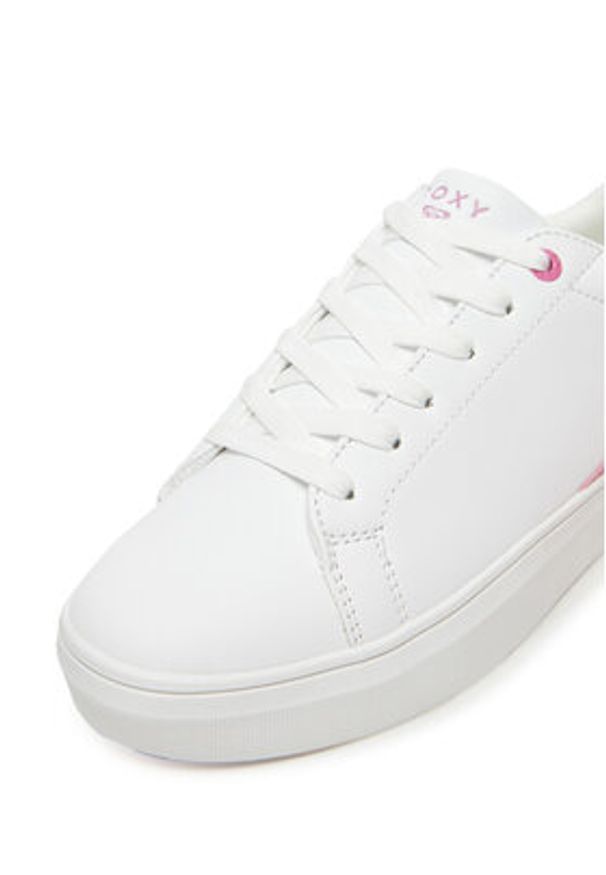 Roxy Sneakersy V12-903 Biały. Kolor: biały. Materiał: materiał, syntetyk