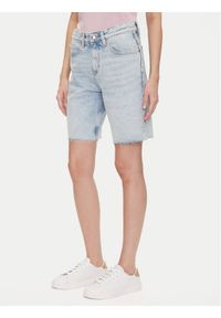 Lee Szorty jeansowe Rider 112363533 Niebieski Loose Fit. Kolor: niebieski. Materiał: bawełna
