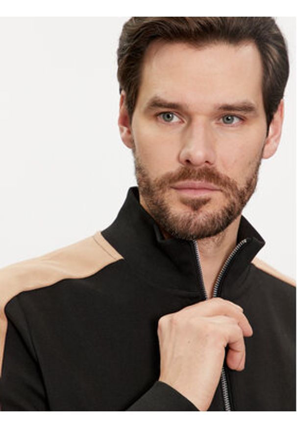 BOSS - Boss Bluza Shepherd 50512683 Czarny Regular Fit. Kolor: czarny. Materiał: bawełna, syntetyk