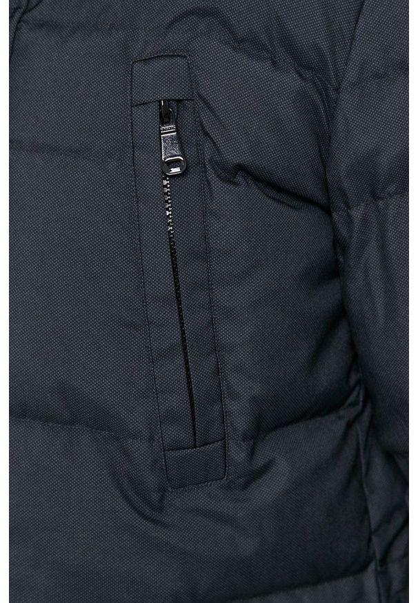 Geox - Kurtka. Okazja: na co dzień. Kolor: czarny. Materiał: włókno, materiał. Styl: casual