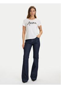 Morgan T-Shirt 252-DMIO Biały Slim Fit. Kolor: biały. Materiał: bawełna #3