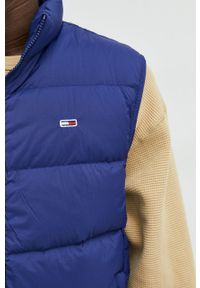 Tommy Jeans bezrękawnik puchowy męski kolor niebieski. Okazja: na co dzień. Kolor: niebieski. Materiał: puch. Długość rękawa: bez rękawów. Styl: casual #3