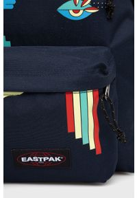 Eastpak plecak kolor granatowy duży z nadrukiem. Kolor: niebieski. Wzór: nadruk #4