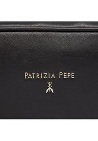 Patrizia Pepe Torebka 8B8985/E043-K103 Czarny. Kolor: czarny. Materiał: skórzane