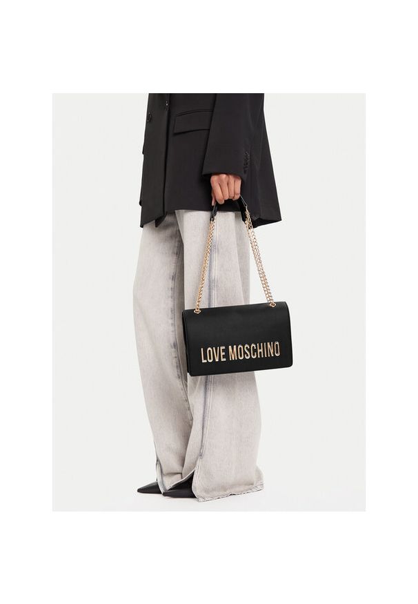 Love Moschino - Torebka LOVE MOSCHINO. Kolor: czarny