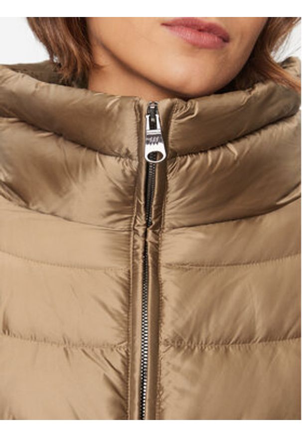 Hetrego - Hetregó Kurtka puchowa Hanna 8K602F 23WD02 Brązowy Regular Fit. Kolor: brązowy. Materiał: syntetyk