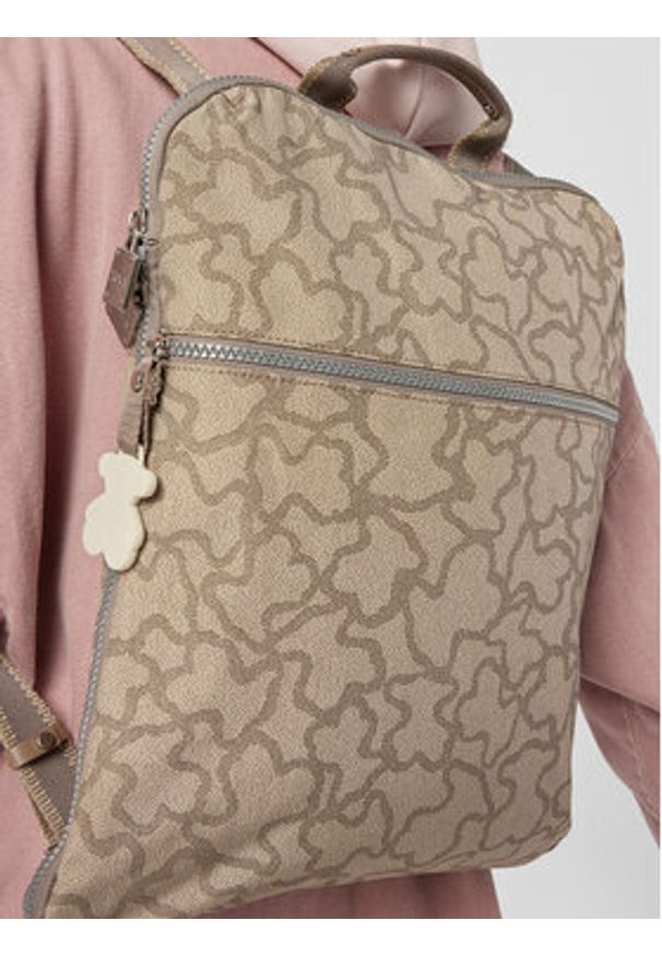 Tous - TOUS Plecak Mochila Kn Calores 2001038148 Beżowy. Kolor: beżowy. Materiał: materiał