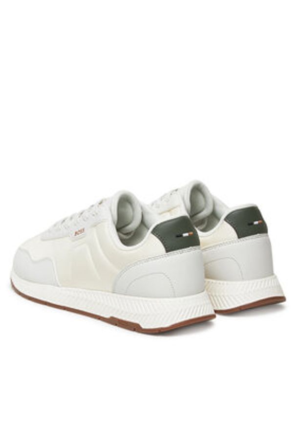 BOSS Sneakersy Titanium 50536481 Beżowy. Kolor: beżowy. Materiał: materiał