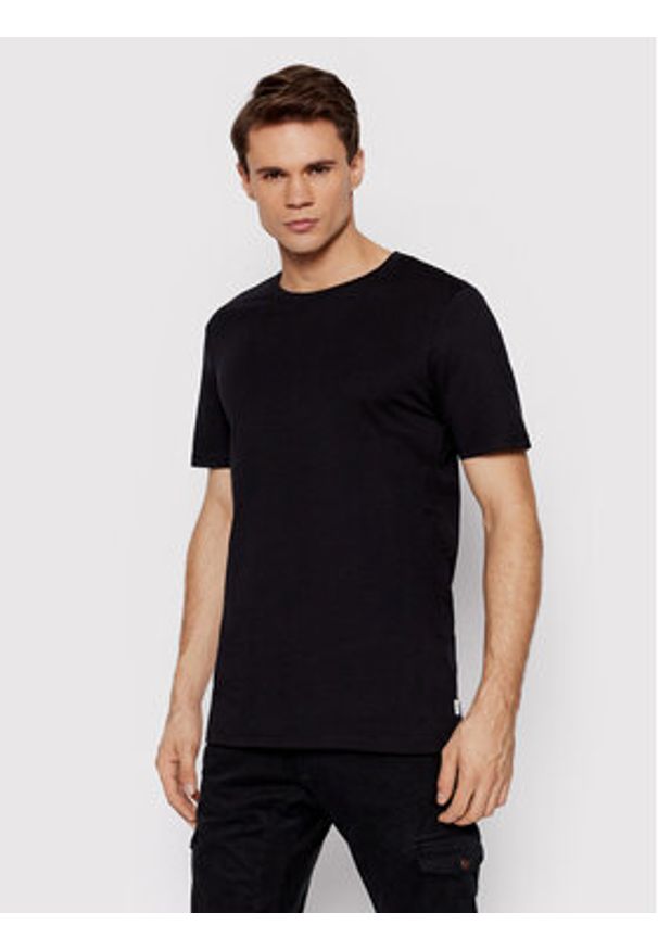 Jack & Jones Komplet t-shirtów Basic Crew Neck 12133913 Czarny Regular Fit. Kolor: czarny. Materiał: bawełna
