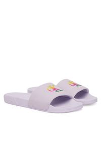 Calvin Klein Klapki Essential Slide Pride Cv Wn HW0HW03297 Fioletowy jasny. Kolor: fioletowy. Materiał: materiał #2