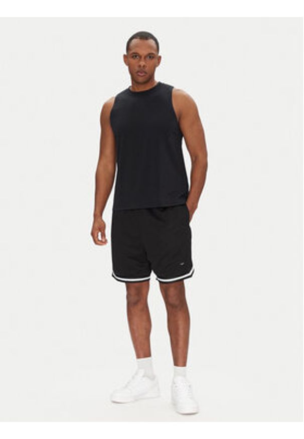 Jack & Jones Szorty sportowe Karl 12277554 Czarny Loose Fit. Kolor: czarny. Materiał: syntetyk. Styl: sportowy