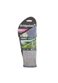BRIDGEDALE - Skarpety do turystyki damskie Bridgedale HIKE LW COOL COM LD. Kolor: niebieski. Materiał: lycra, elastan, bawełna, poliamid, poliester, nylon. Sport: turystyka piesza