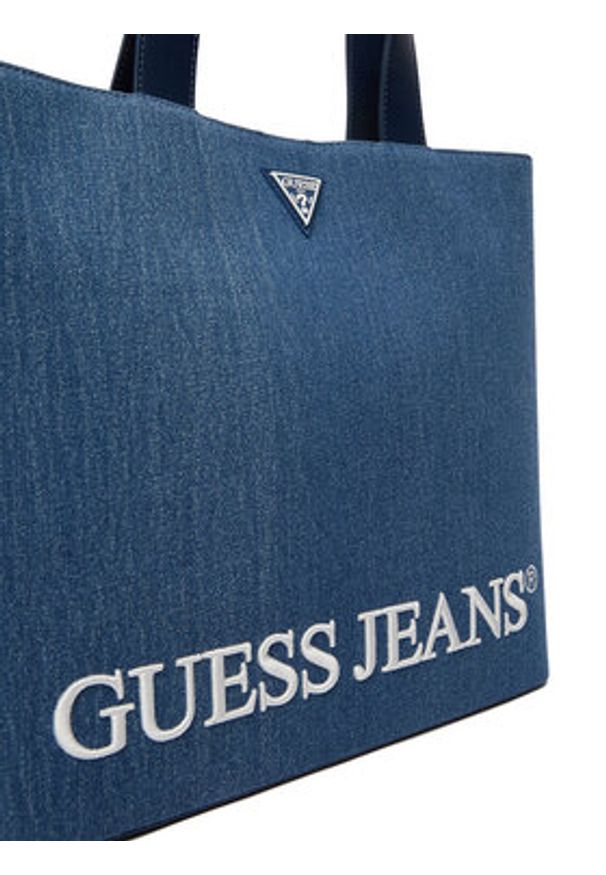 Guess Jeans Torebka CWBEO-GUESS-B-010-09 Granatowy. Kolor: niebieski