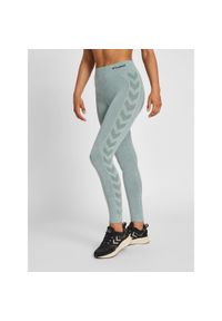 Legging bezszwowa kobieta Hummel Ci Mid. Kolor: zielony, niebieski, wielokolorowy. Materiał: materiał, dzianina. Sport: fitness