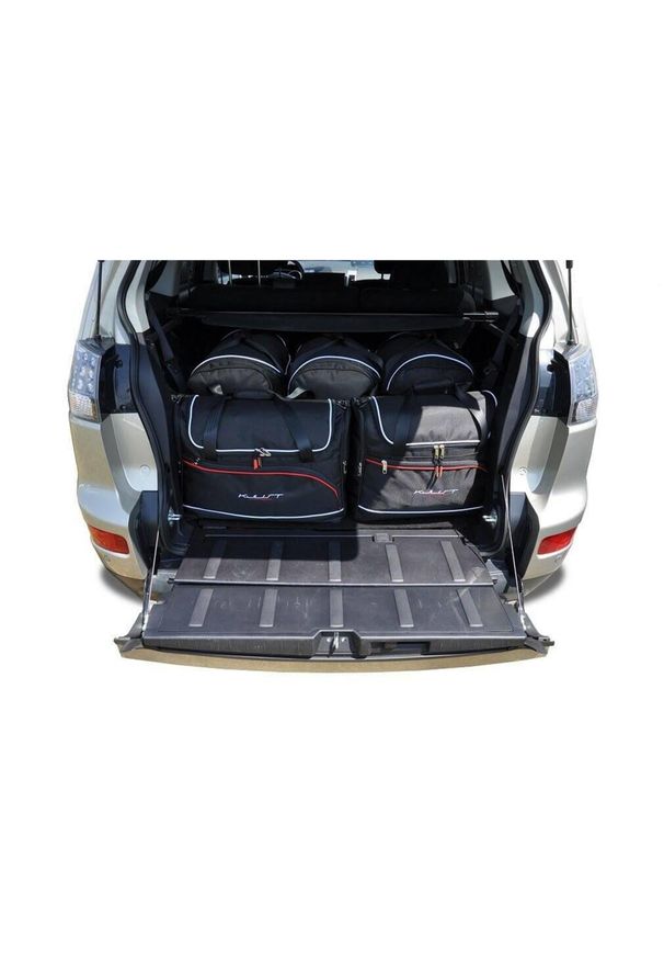 KJUST - Torby Do Bagażnika Mitsubishi Outlander 2006-2012 5Szt Kjust. Kolor: czarny. Styl: sportowy