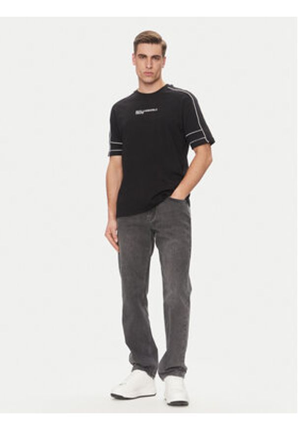 Karl Lagerfeld Jeans Jeansy A2M10131 Szary Straight Fit. Kolor: szary