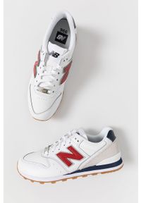 New Balance - Buty WL996FPK. Nosek buta: okrągły. Zapięcie: sznurówki. Kolor: biały. Materiał: guma. Obcas: na płaskiej podeszwie. Model: New Balance 996 #2