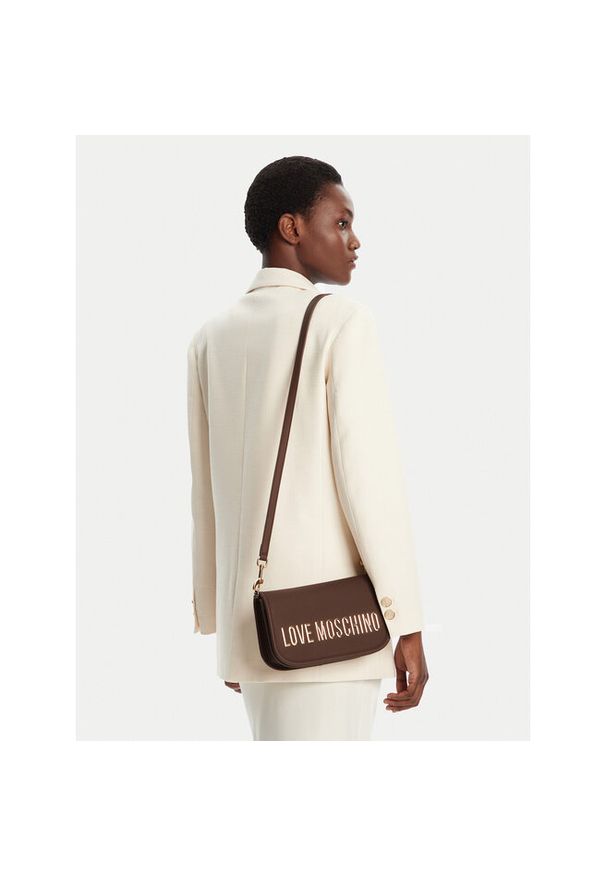 Love Moschino - Torebka LOVE MOSCHINO. Kolor: brązowy
