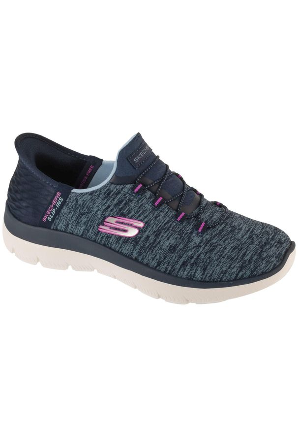 skechers - Buty sportowe Sneakersy damskie, Summits - Dazzling Haze. Kolor: niebieski. Sport: turystyka piesza
