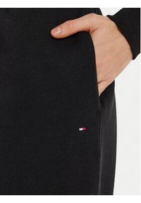 TOMMY HILFIGER - Tommy Hilfiger Spodnie dresowe Essential WW0WW45966 Czarny Regular Fit. Kolor: czarny. Materiał: bawełna, syntetyk #4