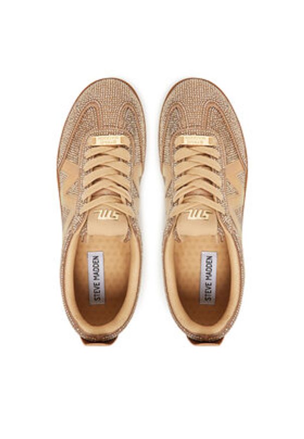 Steve Madden Sneakersy Degree-R SM11003778 Różowe złoto. Kolor: złoty, różowy, wielokolorowy. Materiał: materiał