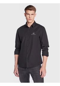 Armani Exchange Koszula 8NZCP2 ZNBJZ 1200 Czarny Regular Fit. Kolor: czarny. Materiał: bawełna #1