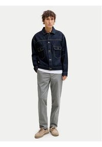 Jack & Jones Chinosy Lie Vance 12292970 Szary Regular Fit. Kolor: szary. Materiał: bawełna #5