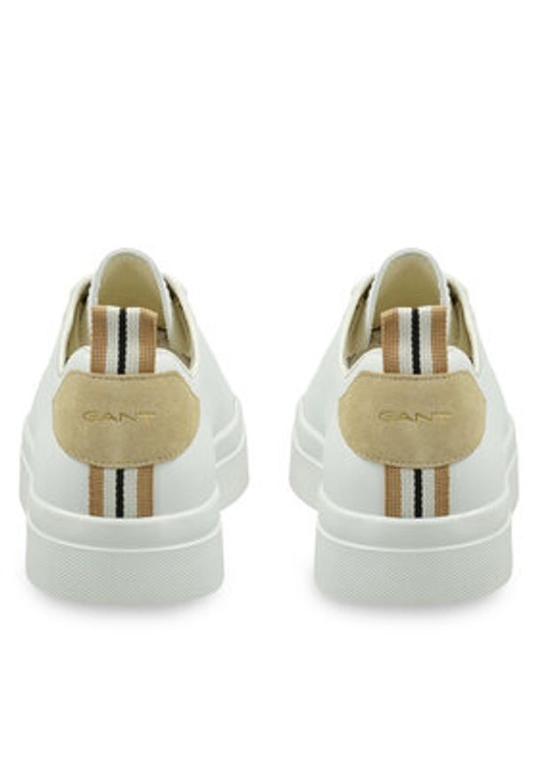 GANT - Gant Sneakersy 30531921 Biały. Kolor: biały. Materiał: skóra