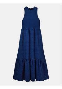 Desigual Sukienka codzienna 23SWVW84 Granatowy Regular Fit. Okazja: na co dzień. Kolor: niebieski. Materiał: wiskoza. Typ sukienki: proste. Styl: casual