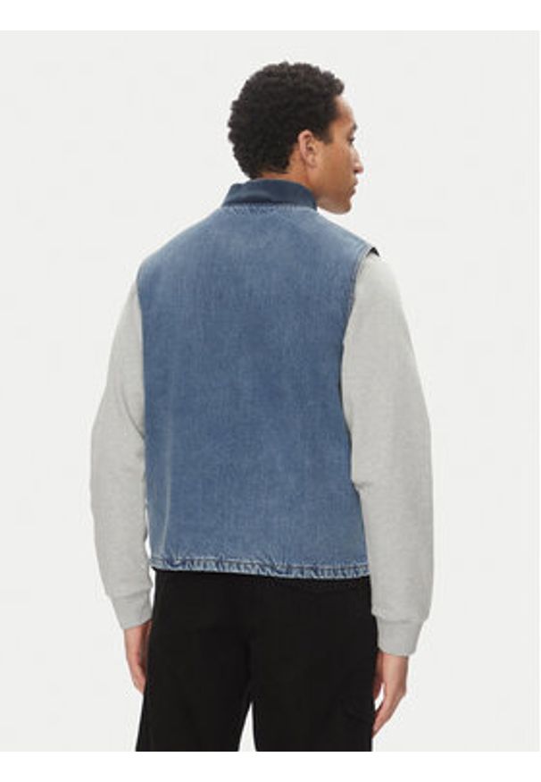 Levi's® Kamizelka A8580-0000 Niebieski Relaxed Fit. Kolor: niebieski. Materiał: bawełna