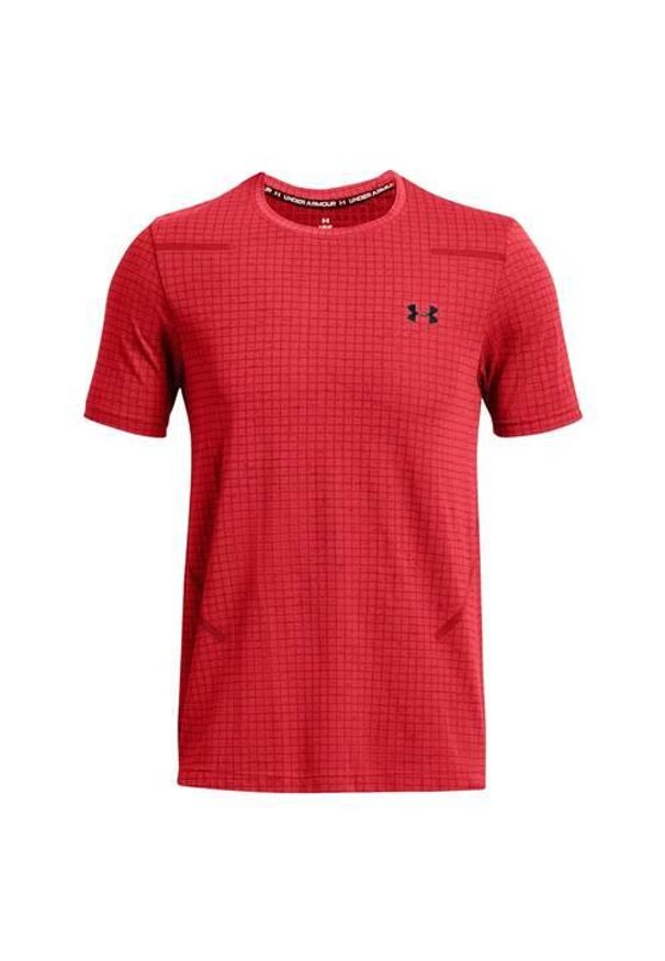 Koszulka sportowa męska Under Armour Vanish Seamless Grid Ss. Kolor: czerwony. Długość rękawa: krótki rękaw. Długość: krótkie