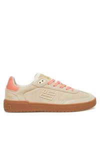 D.Franklin Sneakersy DFSH387005 Beżowy. Kolor: beżowy. Materiał: zamsz, skóra