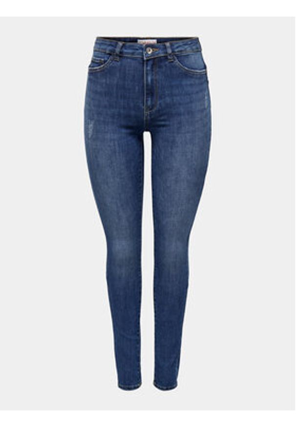 only - ONLY Jeansy 15292693 Niebieski Skinny Fit. Kolor: niebieski
