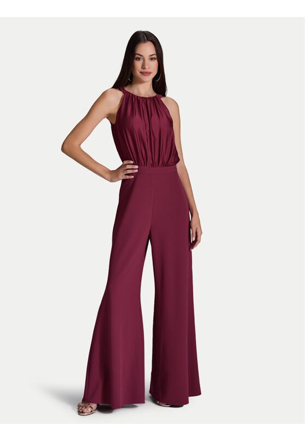 Swing Kombinezon 3AI00100 Bordowy Regular Fit. Kolor: czerwony. Materiał: syntetyk