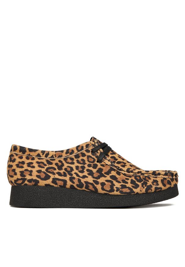 Clarks Półbuty WallabeeEVOSh 26184612 Brązowy. Kolor: brązowy. Materiał: zamsz, skóra