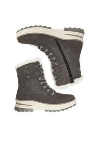 Remonte Trzewiki CEO-D2B73-45 Szary. Kolor: szary. Materiał: skóra, nubuk #2