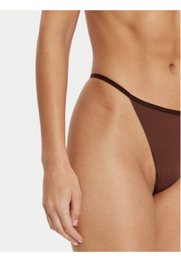 Hunkemöller Komplet 3 par stringów 206439 Kolorowy. Materiał: syntetyk. Wzór: kolorowy