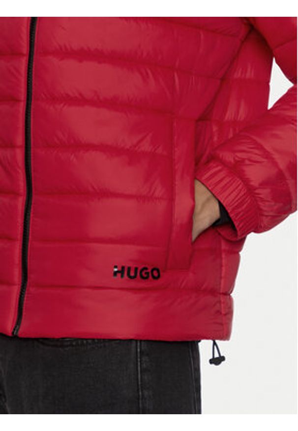 Hugo - HUGO Kurtka przejściowa Brenti2431 50517753 Czerwony Regular Fit. Kolor: czerwony. Materiał: syntetyk
