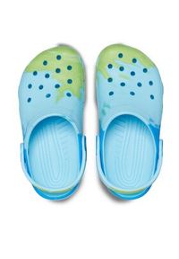 Crocs Klapki Classic Ombre Clog T 208287 Błękitny. Kolor: niebieski