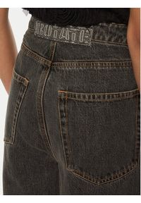 ROTATE Jeansy 113887 Czarny Regular Fit. Kolor: czarny