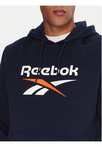 Reebok Bluza RK25151CCM Granatowy Regular Fit. Kolor: niebieski. Materiał: bawełna