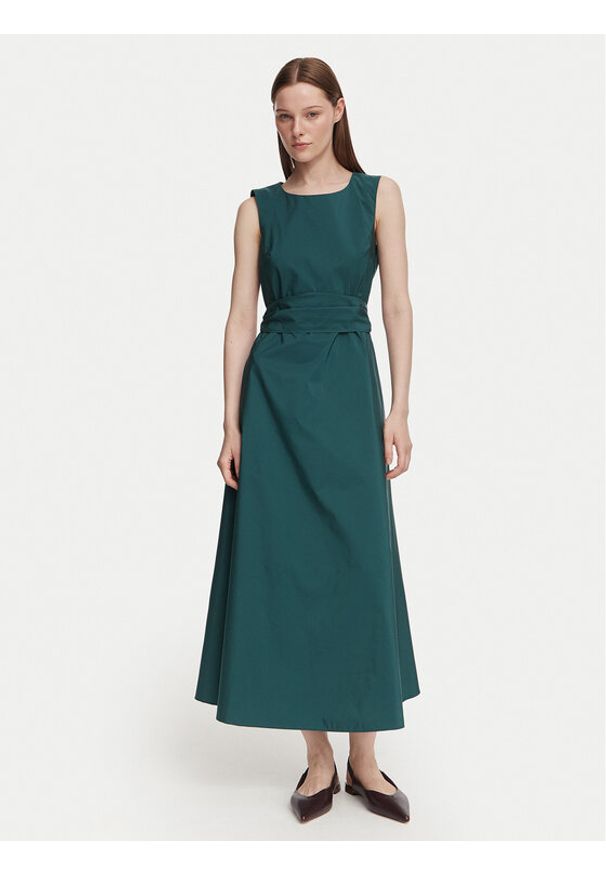 Weekend Max Mara Sukienka koktajlowa Gentile 2625226091 Zielony ciemny Regular Fit. Kolor: zielony. Materiał: syntetyk. Styl: wizytowy
